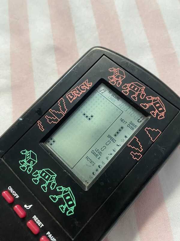 Elektroniczna przenośna gra tetris Super Brick Game 2 in 1