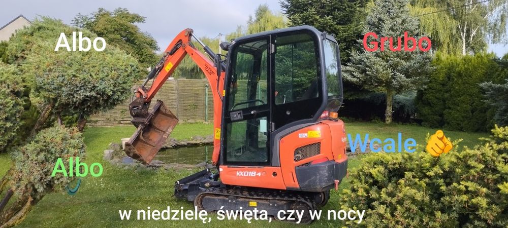 Minikoparka Usługi