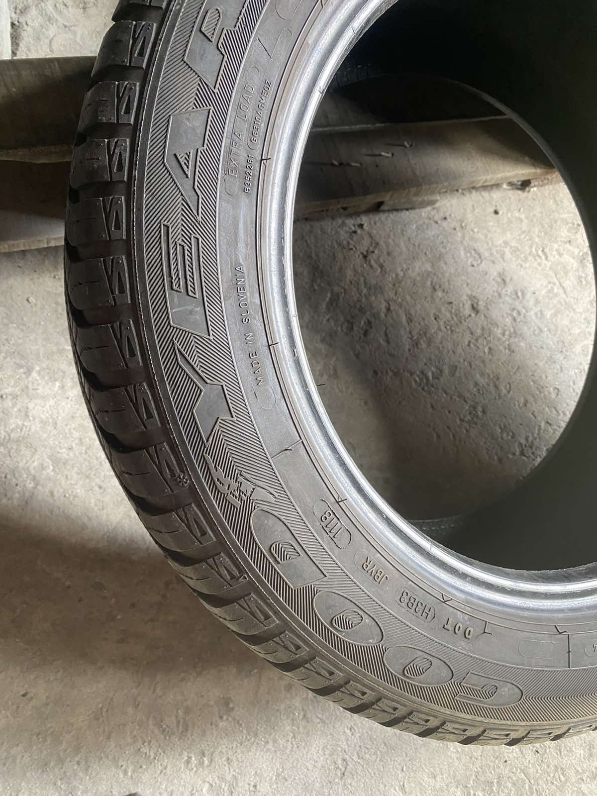 215.55.16 GoodYear 2шт БУ склад шины резина из Европы всесезон 55