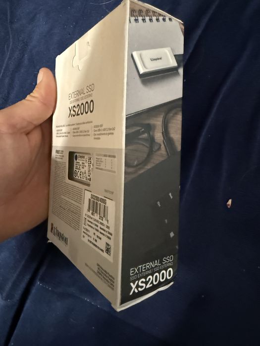 NOWY ZAPLOMBOWANY Dysk zewnętrzny SSD Kingston XS2000 4TB