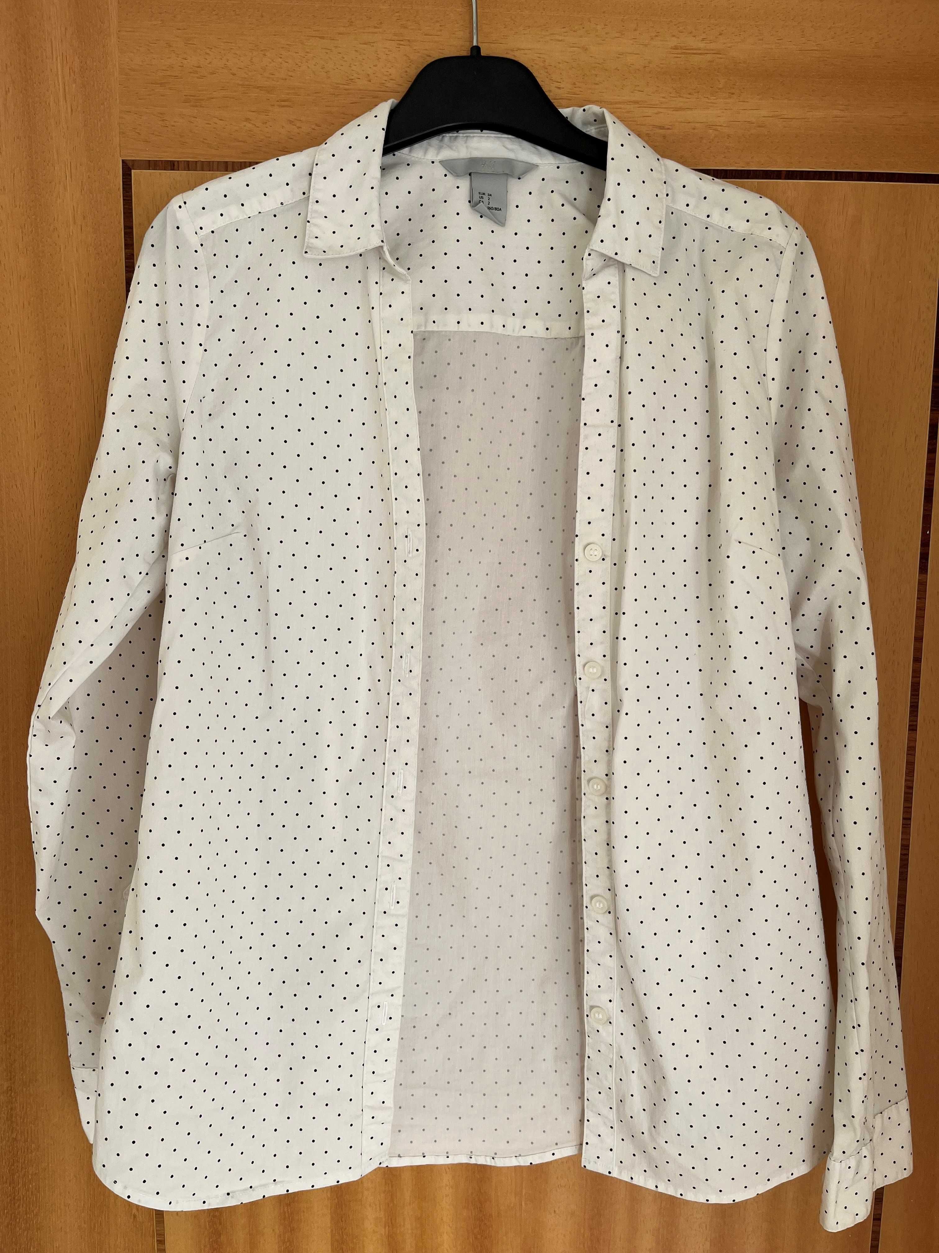 Camisa branca da H&M -Senhora- Tamanho XS