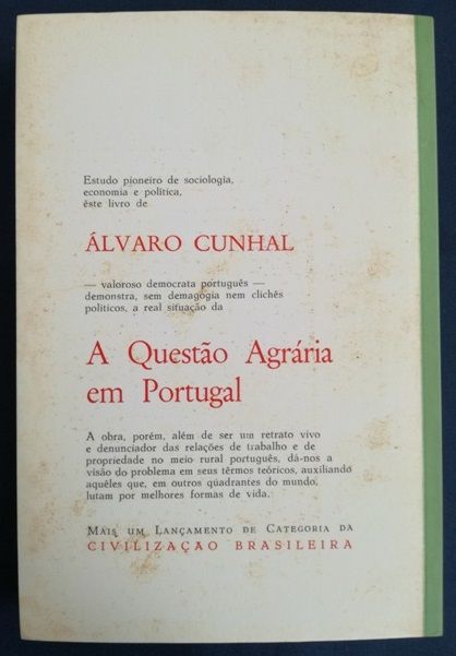 A Questão Agrária em Portugal.