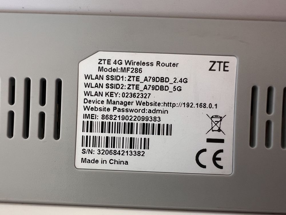 Router ZTE MF286
