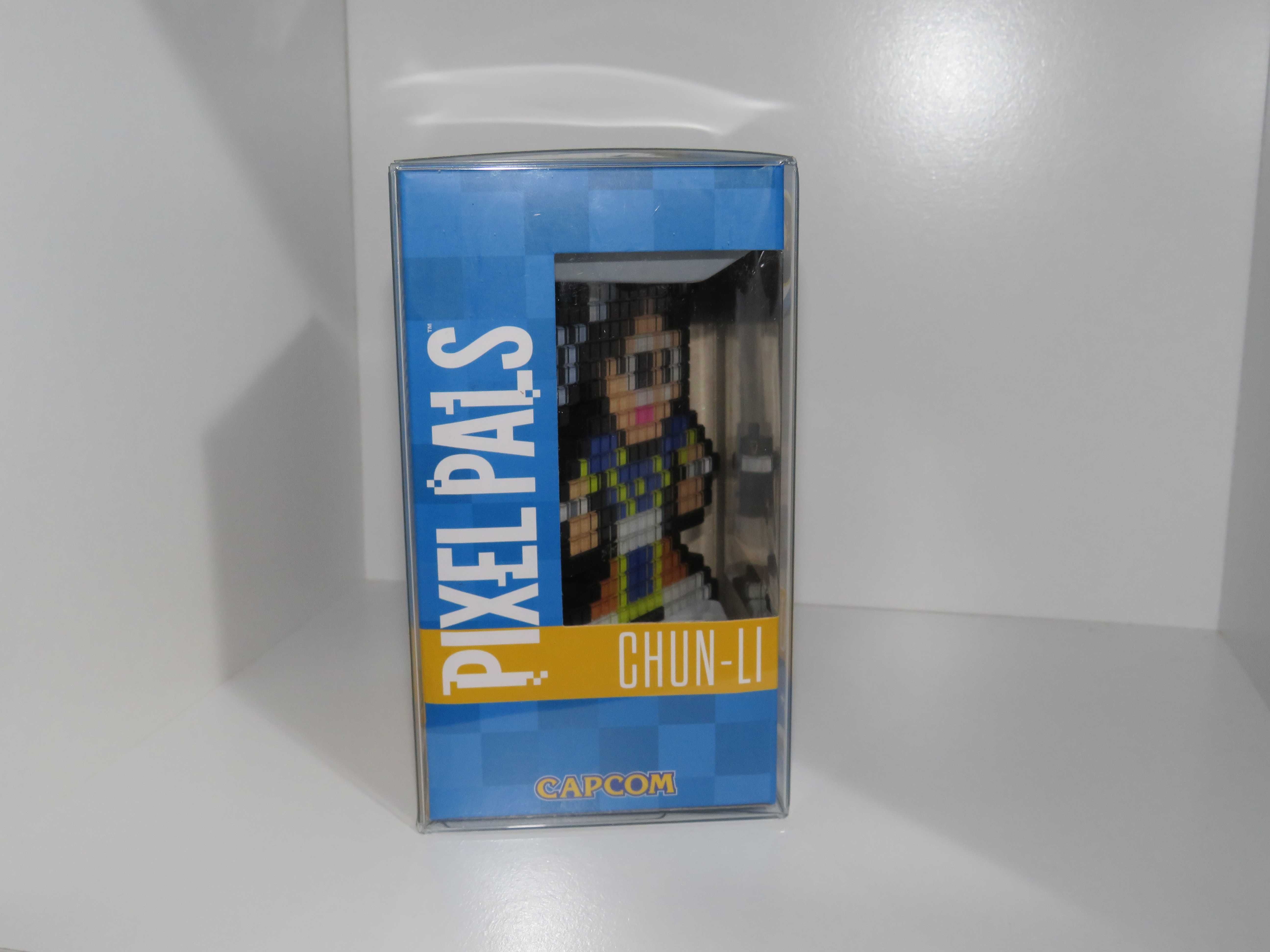 Figura Pixels Pals Street Fighter Chun-Li Com Iluminação Novo e Selado