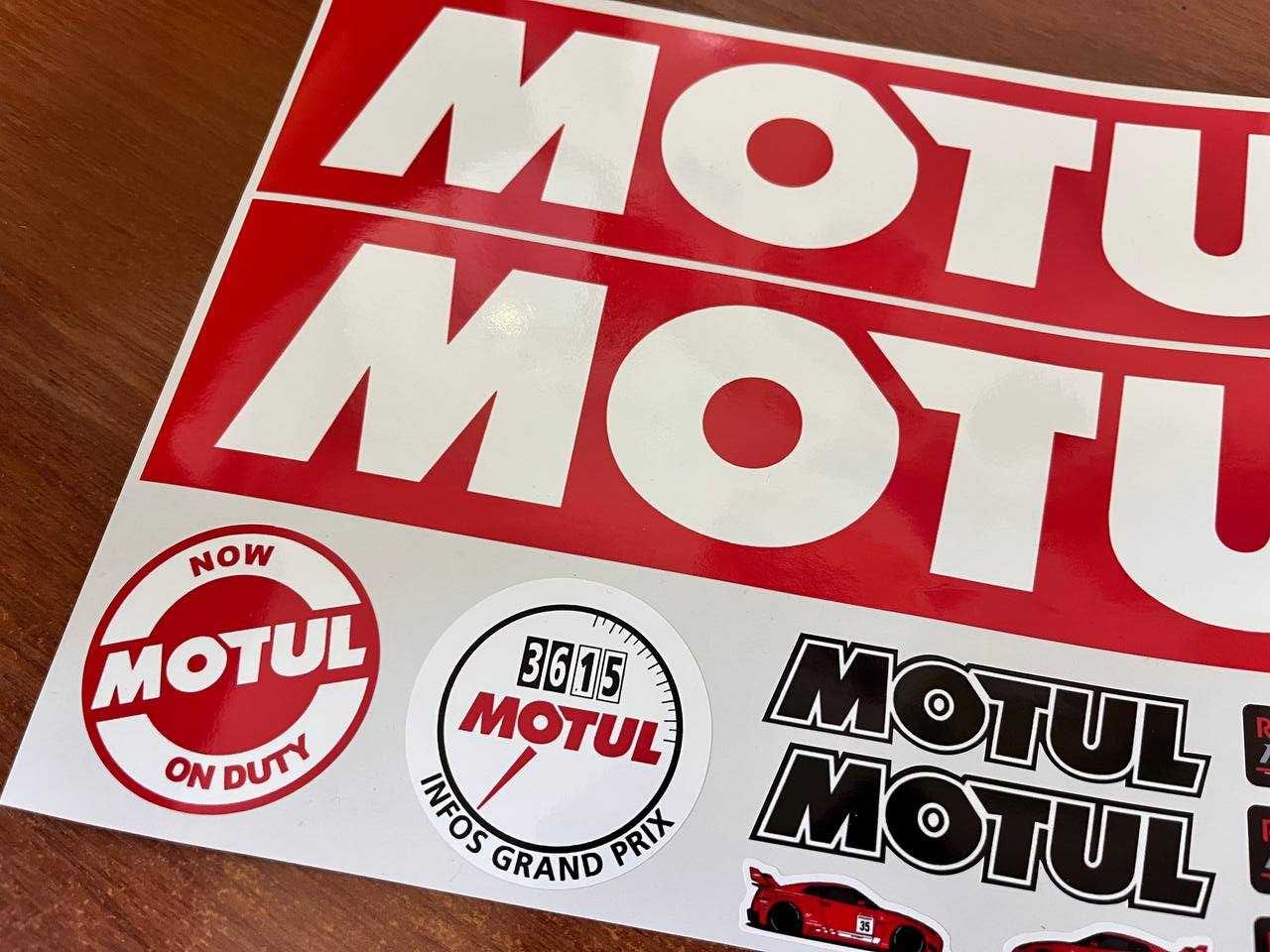 Стікер пак MOTUL вирізані вінілові наклейки