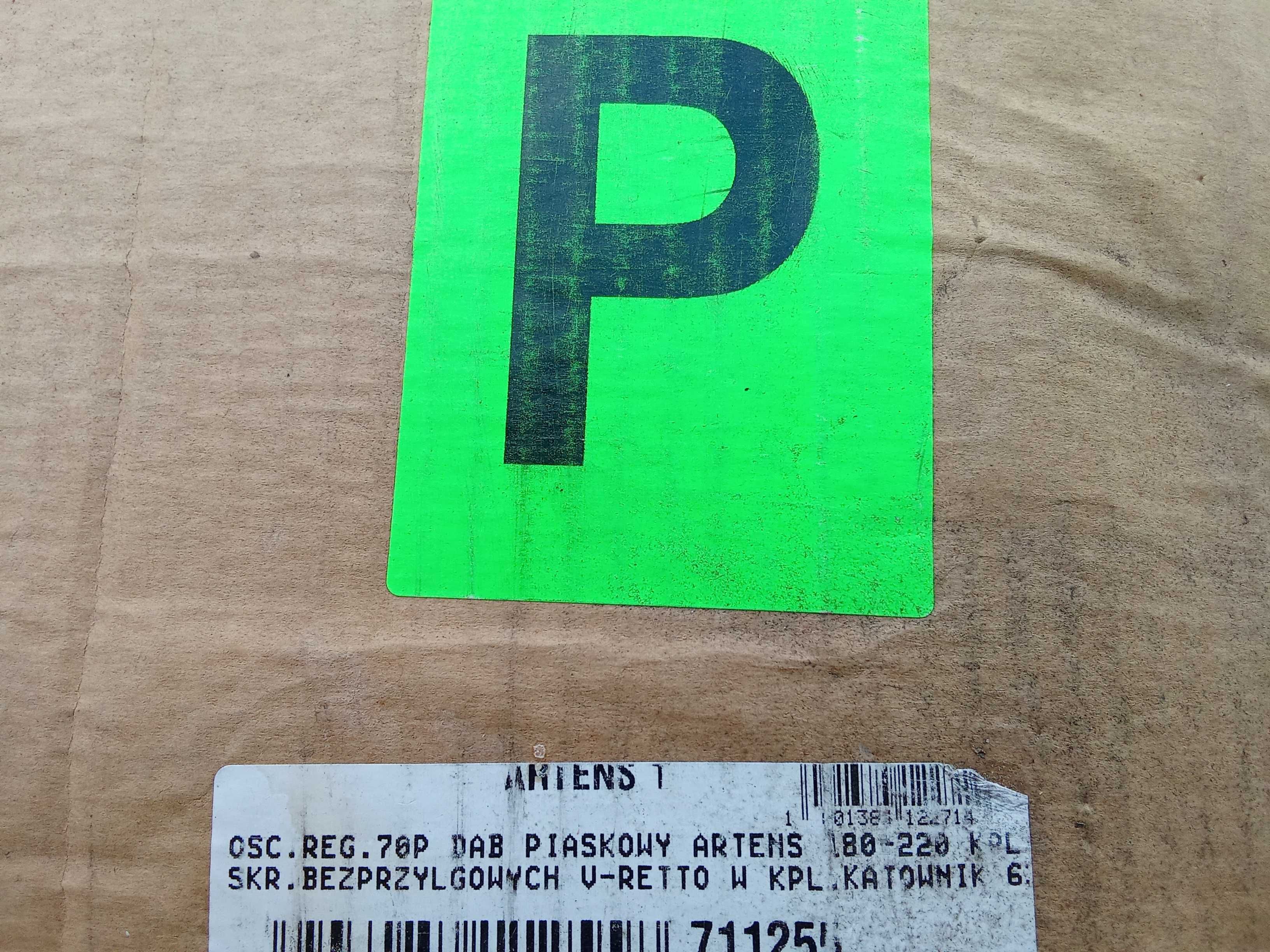 Ościeżnica regulowana bezprzylgowa 70p Dąb piaskowy 180 -220 mm Artens