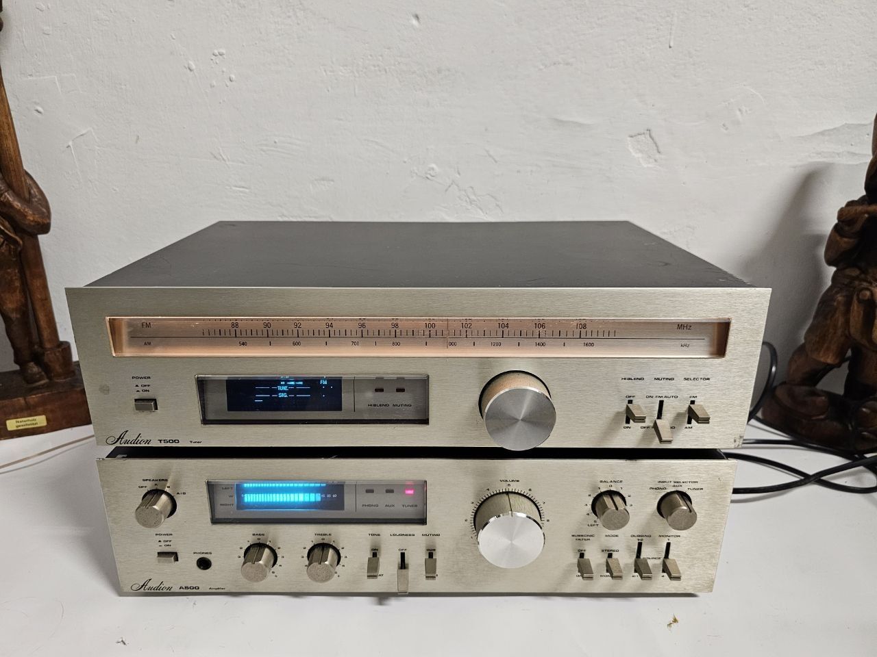 Wzmacniacz, tuner Audion A500/T500 , Japan