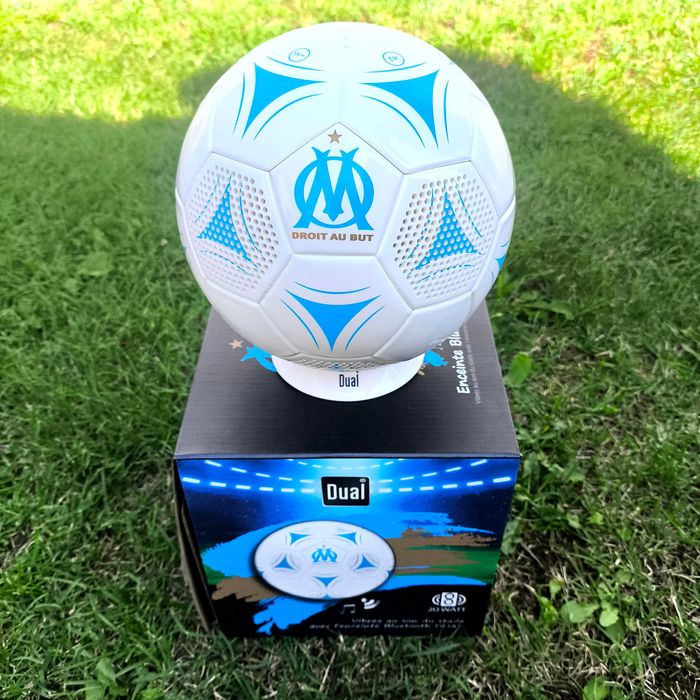 Głośnik Bluetooth piłka Olympique de Marseille + podstawka