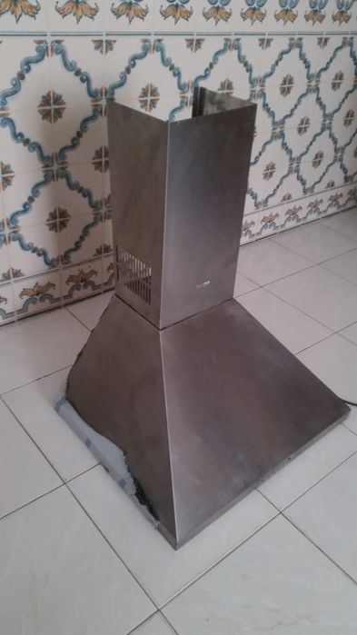 Exaustor Teka em bastante bom estado, inox, muito pouco uso