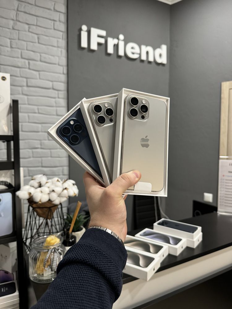 iPhone 15 pro max 256gb black/blue/natural