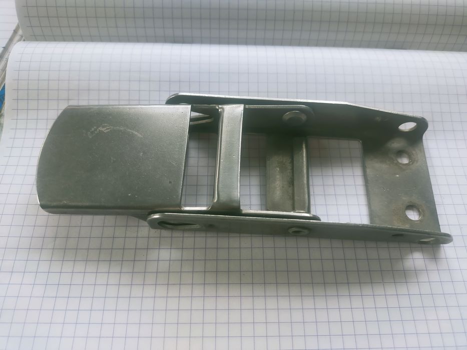 Натяжний замок з нержавійки ( кламра, засувка) для натяжки бічних штор