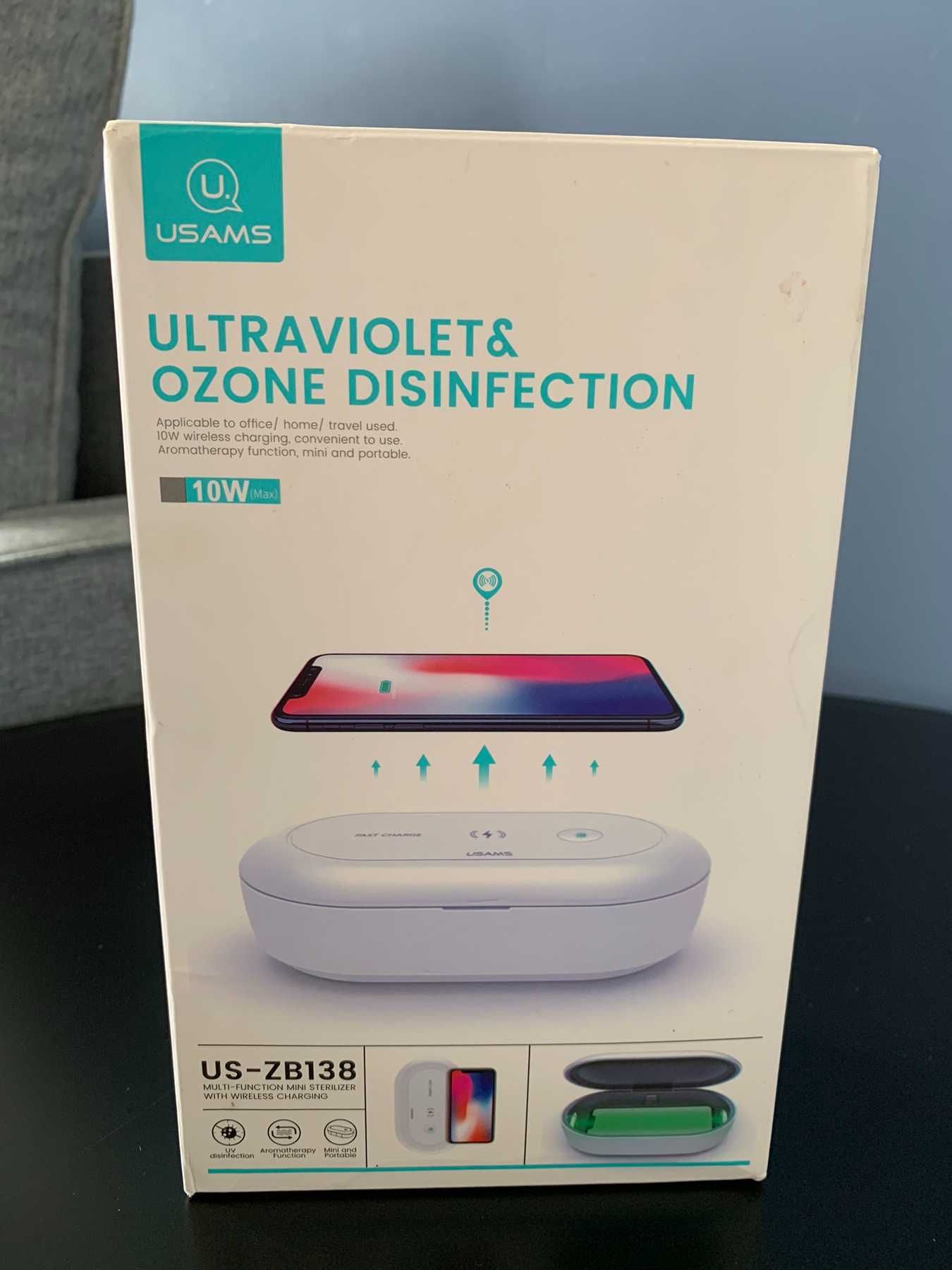 USAMS Sterylizator UV z ład. indukcyjną 10W biały/white ZB138XDJ01.
