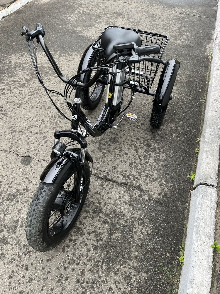 Триколісний електричний Fat Bike 500W