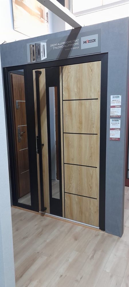 Drzwi zewnętrzne  stalowe58, 68,92mm solidne. pomiar, dostawa, montaż