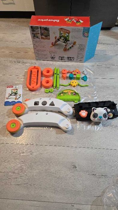 Fisher-Price interaktywny chodzik pchacz Panda wielojęzyczny  6m do 3L