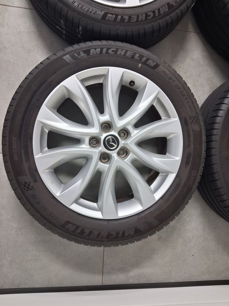 Komplet kół letnich 225/55 R19 5x114,3 Mazda CX-5 CX-3 Michelin