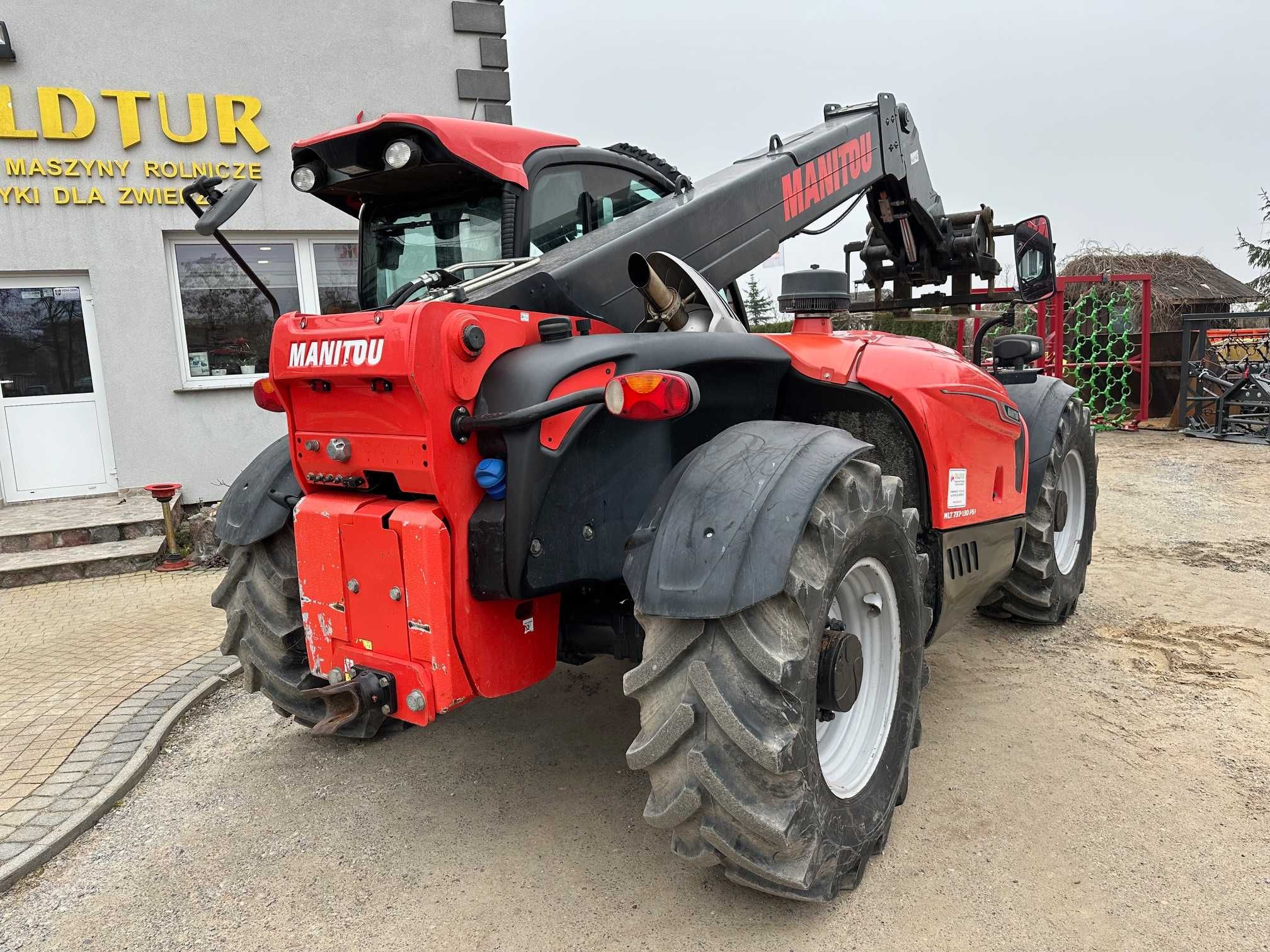 Manitou 737 Premium 2017 Ładowarka teleskopowa JCB 541 CAT Merlo 634