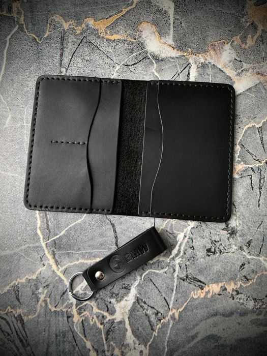 Обладинка на паспорт, докхолдер BMW,портмоне для документів.Брелок