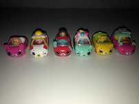 Машинки металлические шопкинс Shopkins Cutie Cars 6шт одним лотом