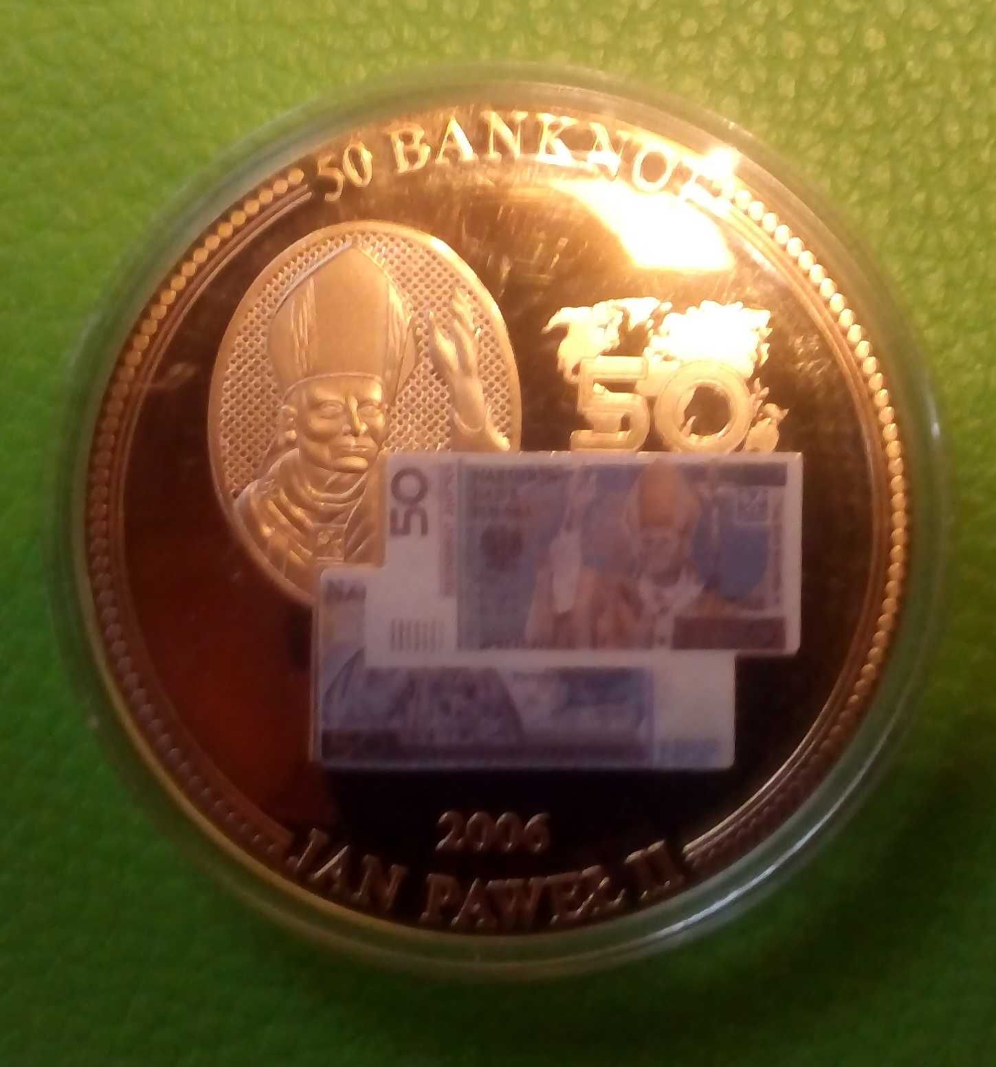 6 x Banknot Medal Mieszko Chrobry Paweł Kazimierz Zygmunt Jagiełło CER