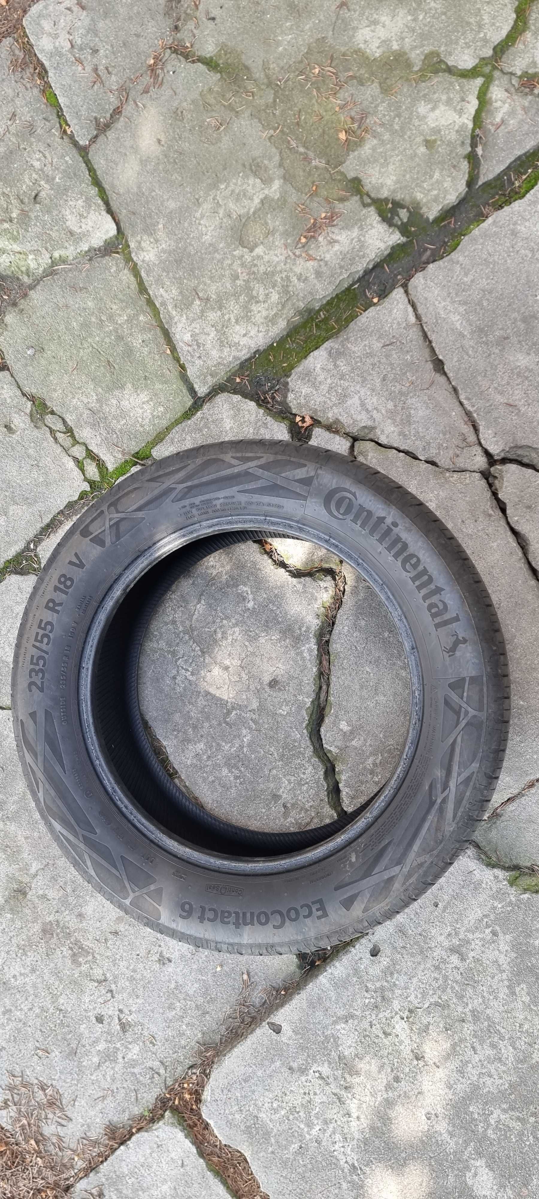 Continental EcoContact 6 235/55R18 4,5-5 mm - KOMPLET - LETNIE - 2022