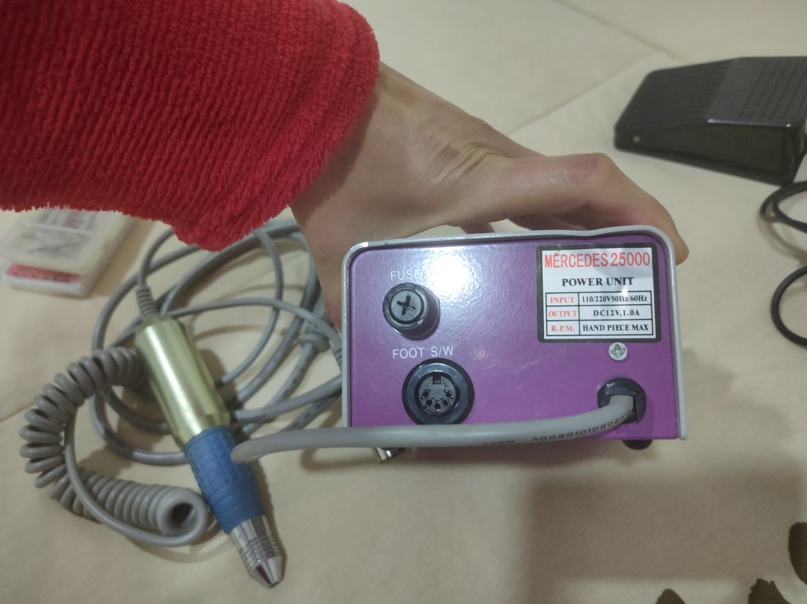Vendo Broca Profissiona de unhasl com pedal