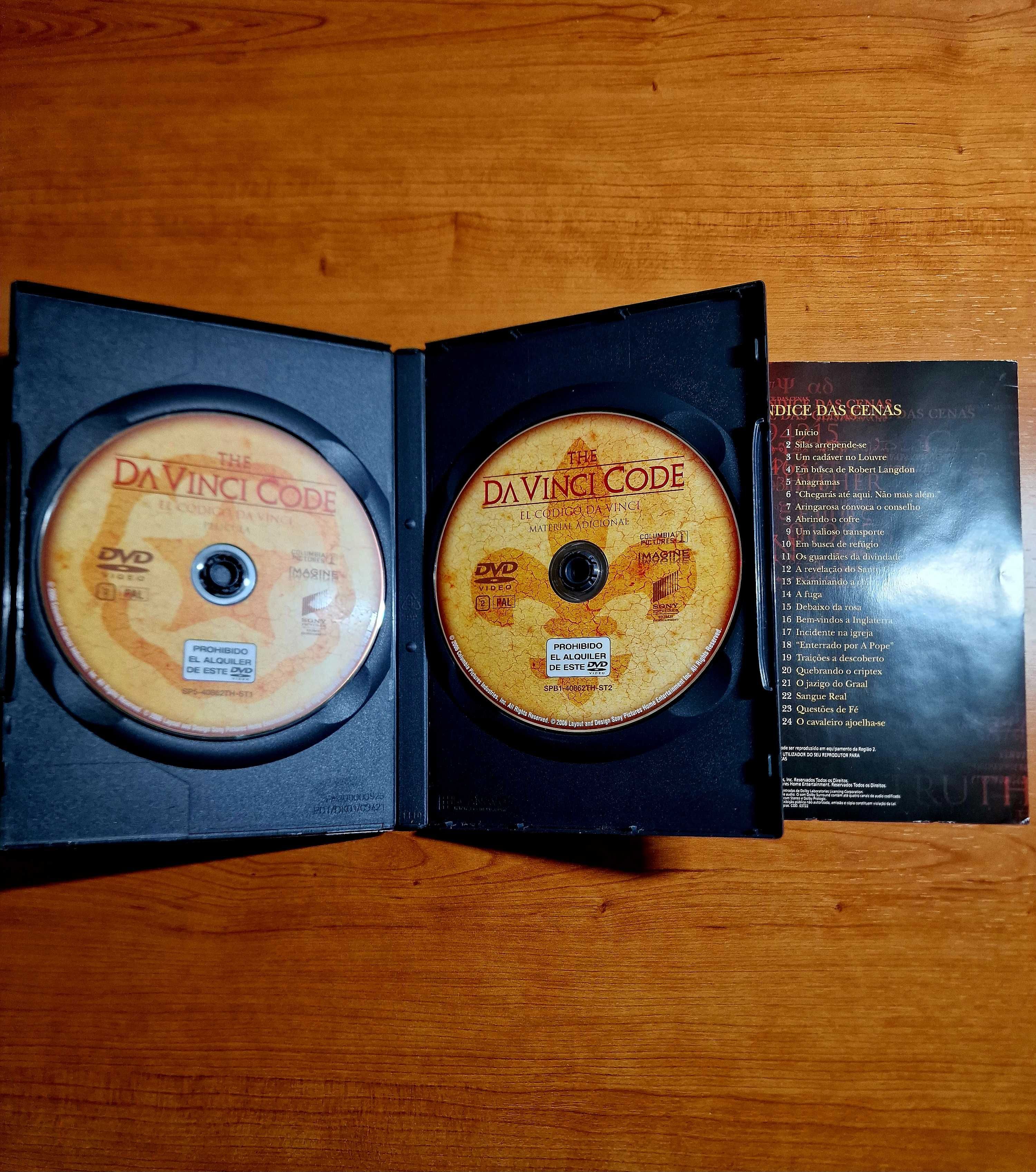 O CÓDIGO DA VINCI (Tom Hanks/Audrey Tautou)Ed Especial 2dvd Extras