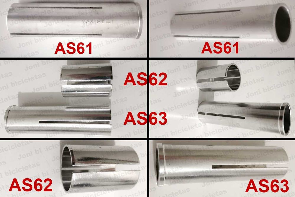 Espigão de selim de bicicleta e acessórios