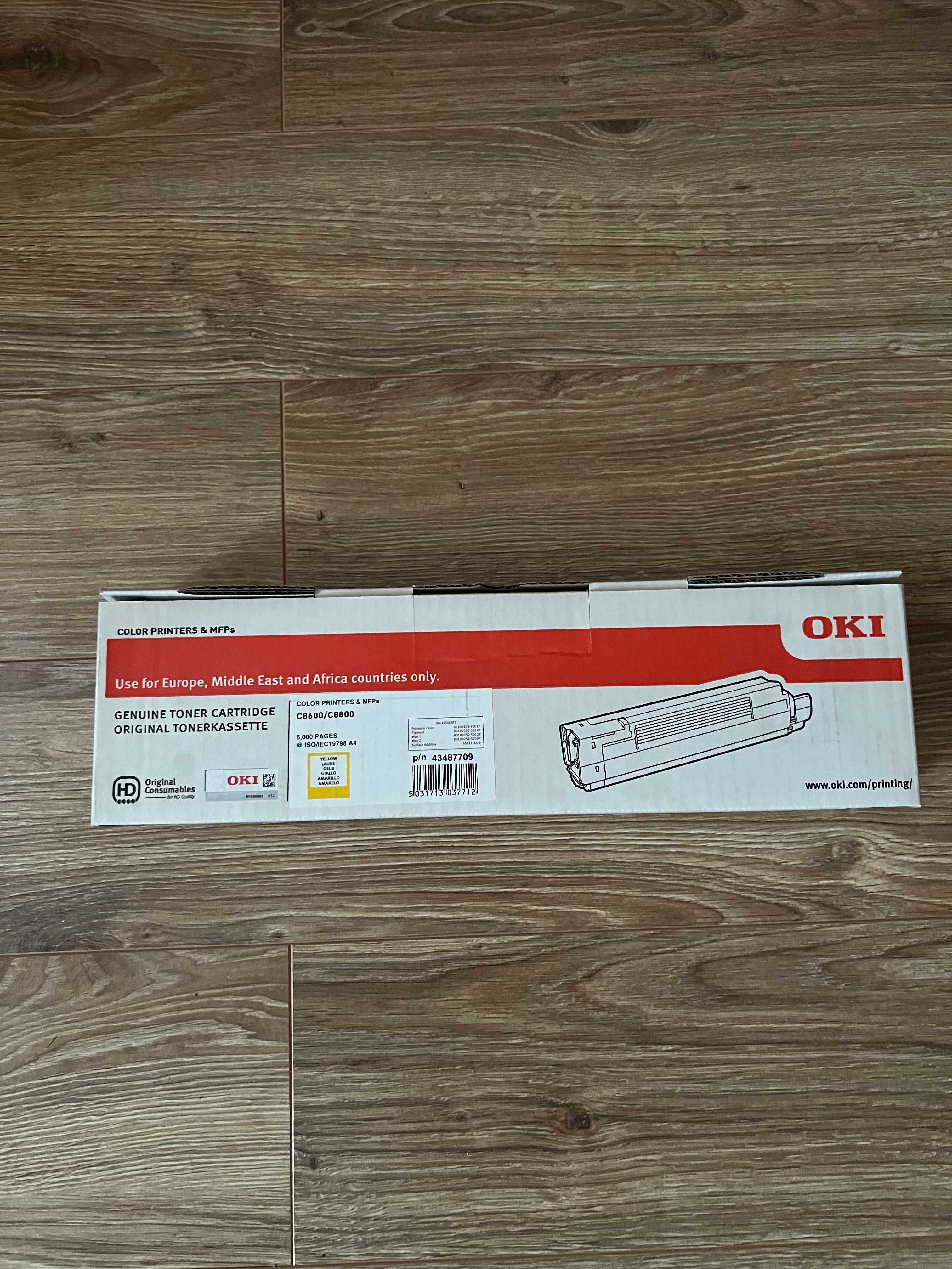 OKI Toner do Oki C8600/C8800 Żółty