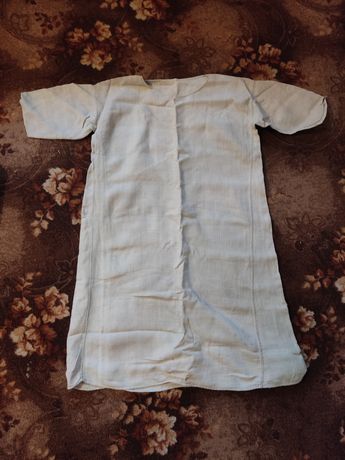 Женская домотканная рубашка с полотна (льена)
