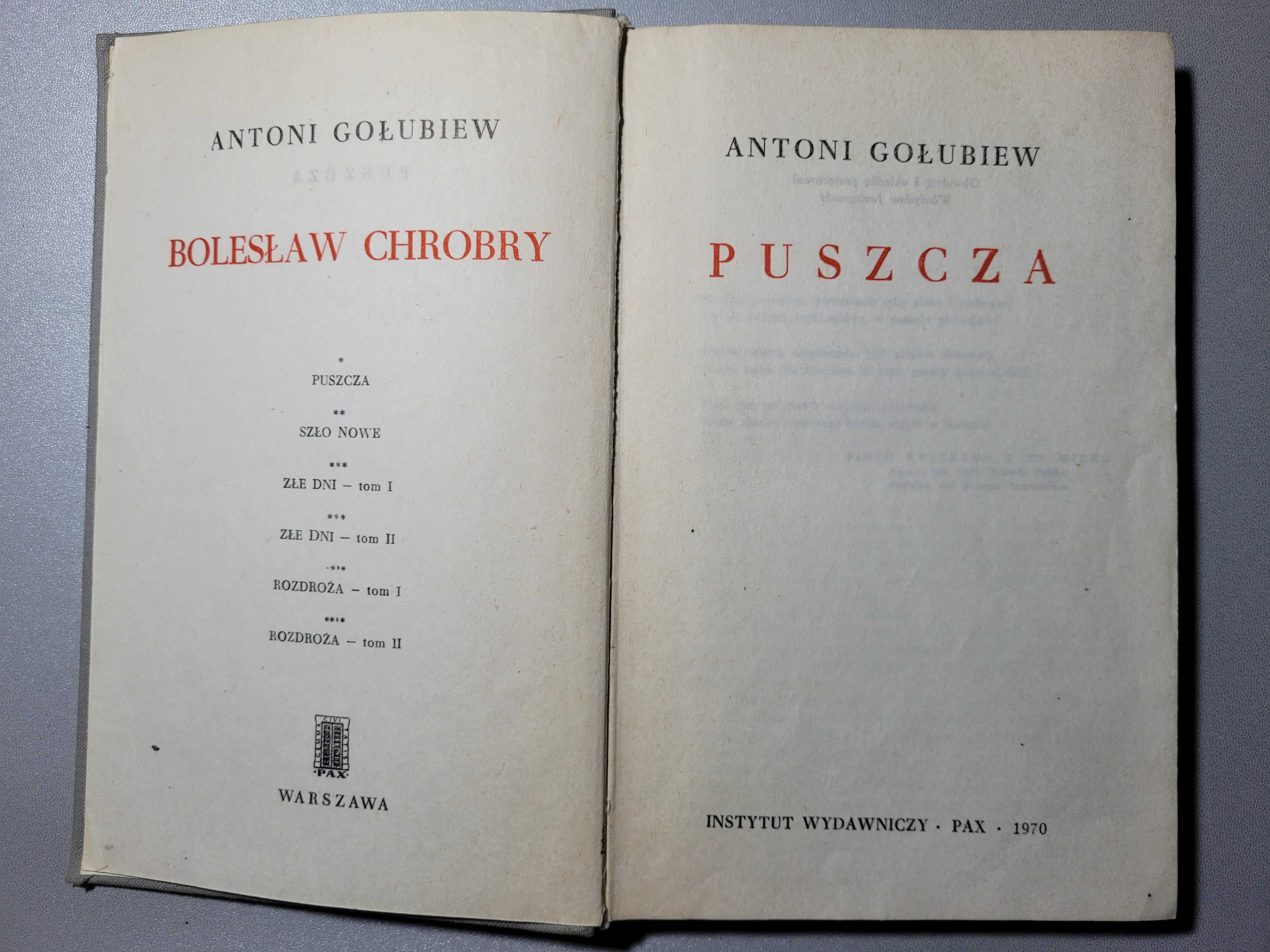 Bolesław Chrobry - Antoni Gołubiew Pax Warszawa 1970r. - 6 części