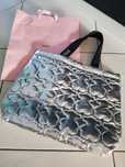 Torba Tous srebrna shopperka nowa