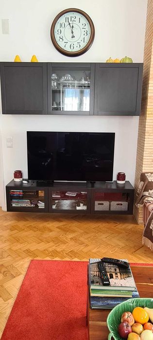 Móveis sala IKEA: TV e Multimédia e livros - BESTA preto