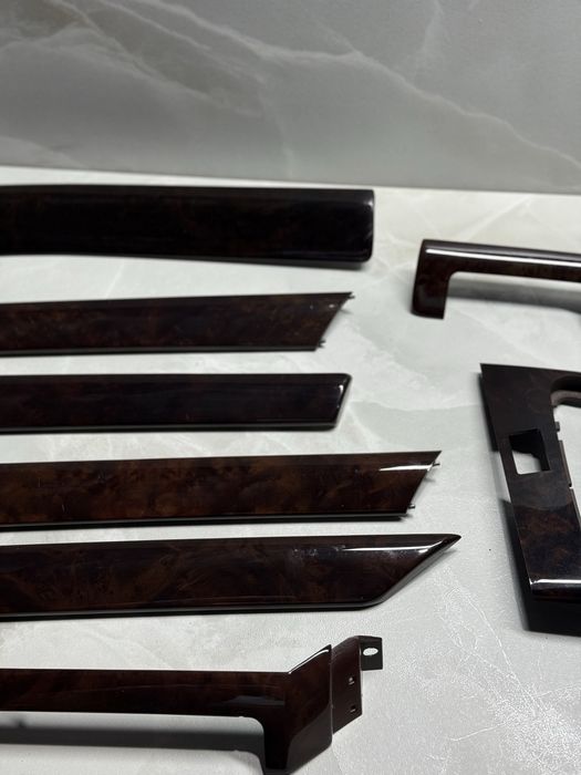 BMW E46 Декор Салону Дерево 2 склопідйомники Темне дерево декор салона