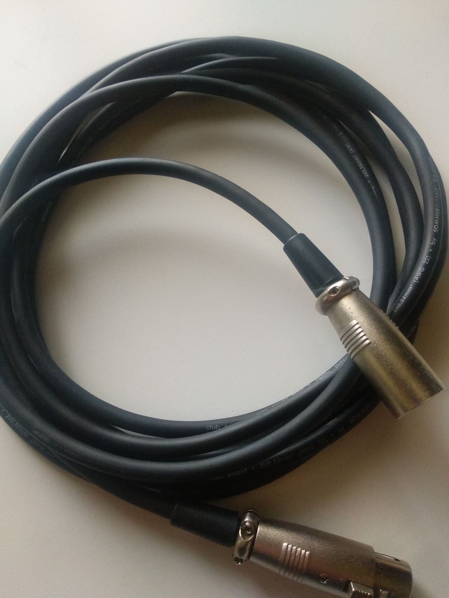 Міжблочний аудіо мікрофонний кабель XLRm - XLRf, довжина 3,5 м