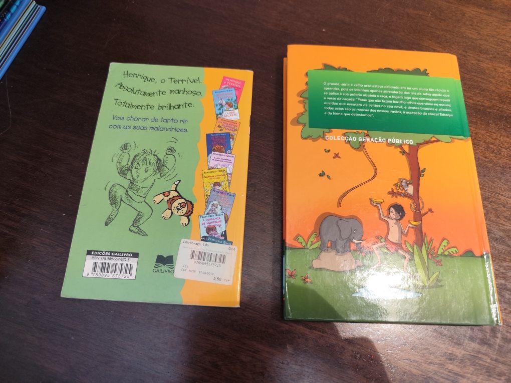 Vários livros 5€ cada um ou 30€ todos