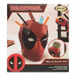 Przybornik Na Biurko MARVEL DEADPOOL HEAD Głowa Doniczka Nowy Poznań