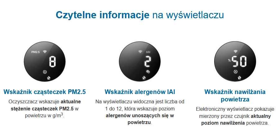 Oczyszczacz Nawilżacz powietrza Philips AC2729/50 Combi 2w1