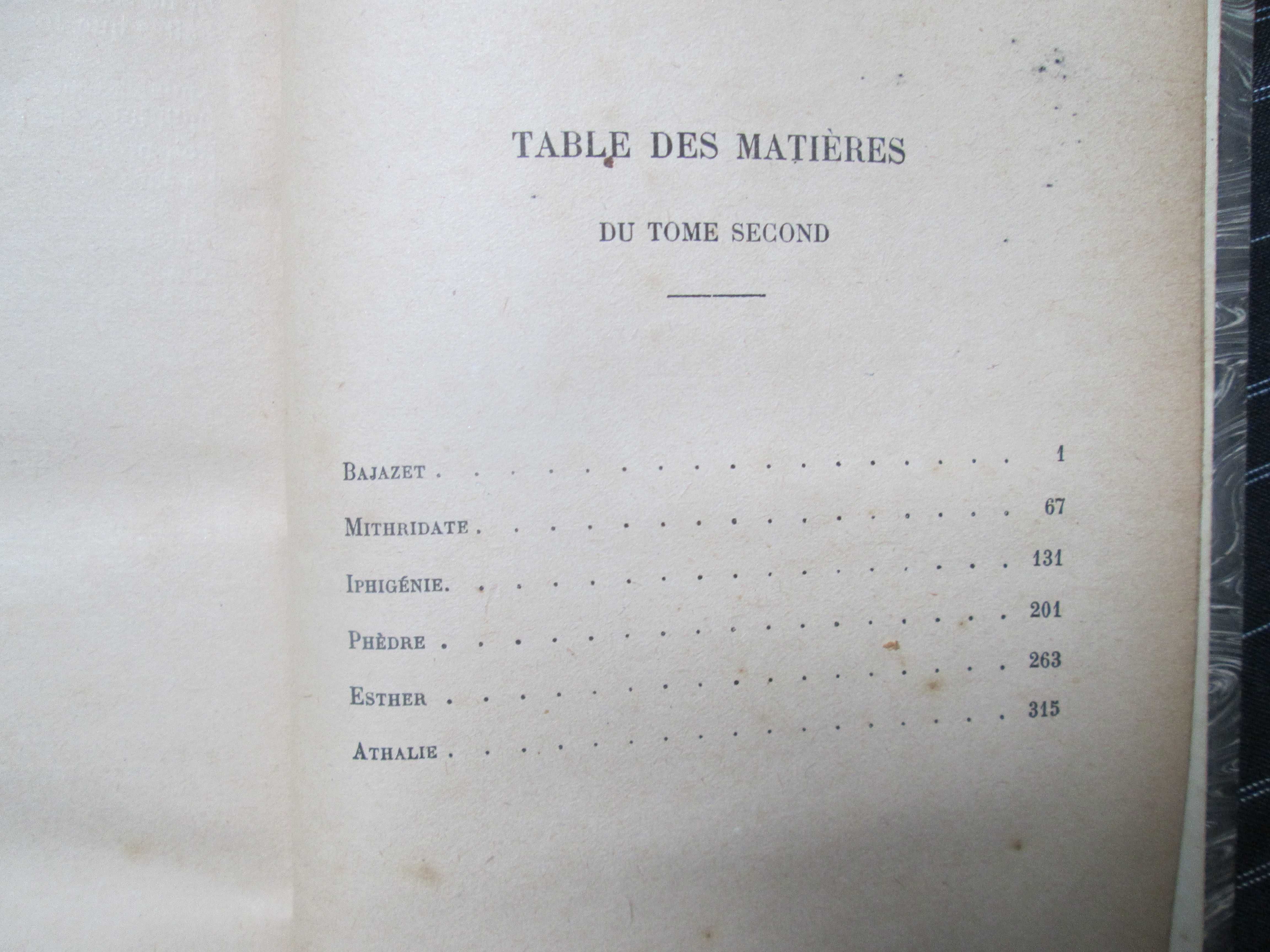 Teatro de Racine, edição em francês