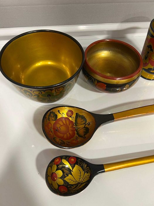 Хохлома декор розпис по дереву СРСР