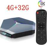 Tv Box Android 11 4/32gb X4 8KWifi BT