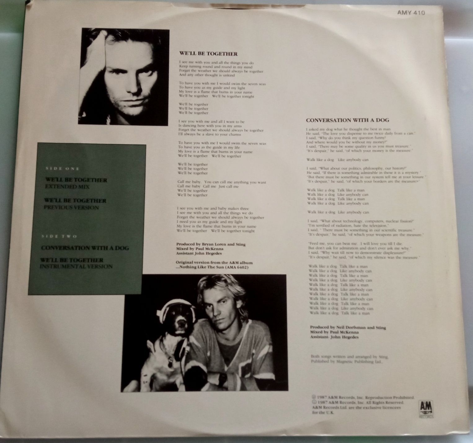 Vinil maxi Sting - We'll be Together