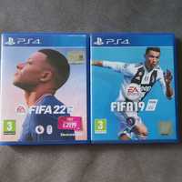 Диски PS4 FIFA 19 и 22