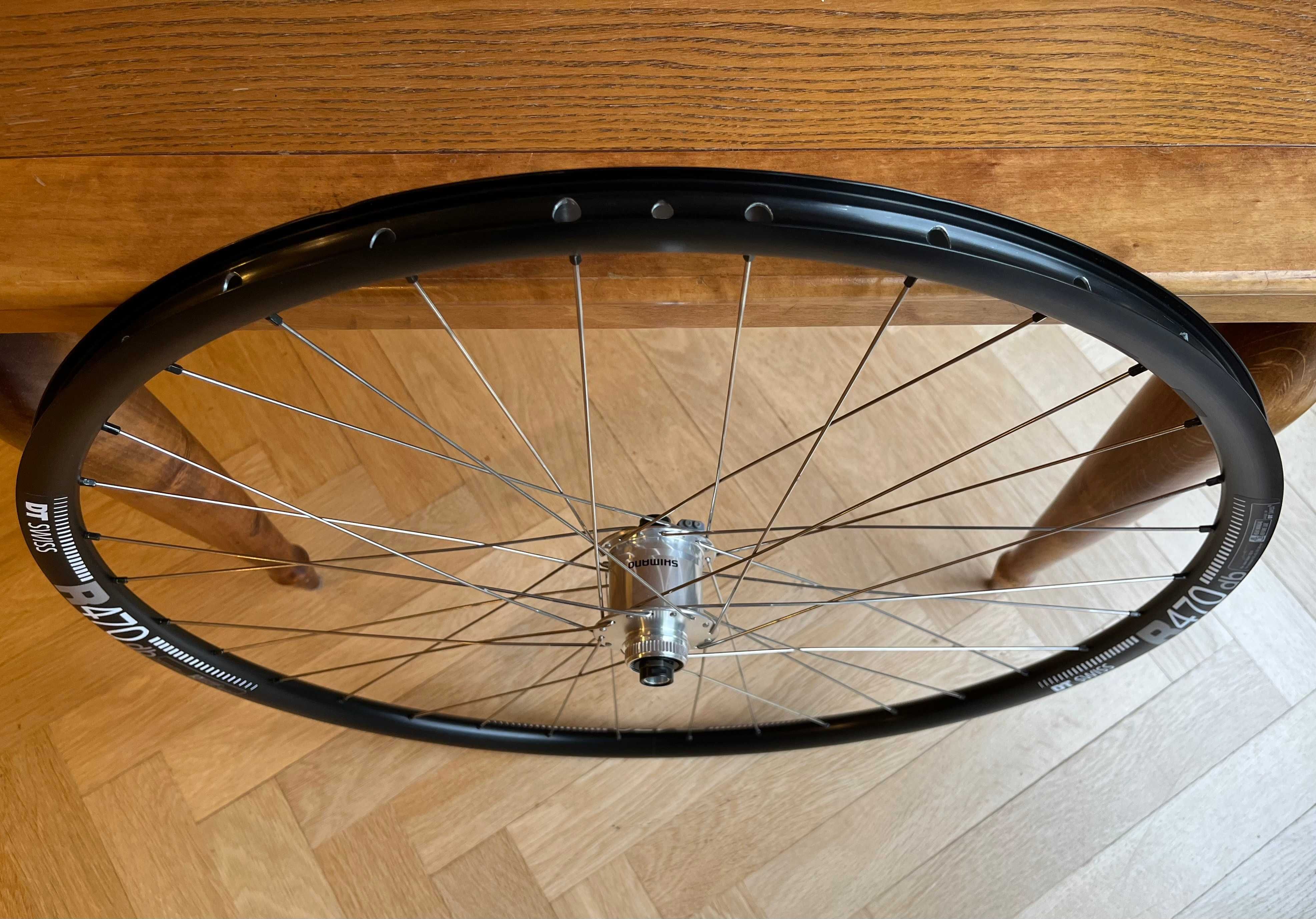 Koło Dynamo Shimano 100x12 CL obręcz DT Swiss R 470 28/29'' 32H Nowe