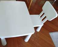 Cadeira e mesa secretária ikea