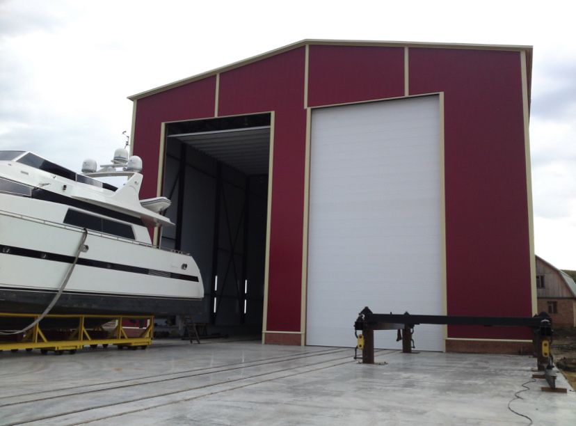 ТОП для СТО‼️Виготовлення промислових відкатних секційних воріт Монтаж