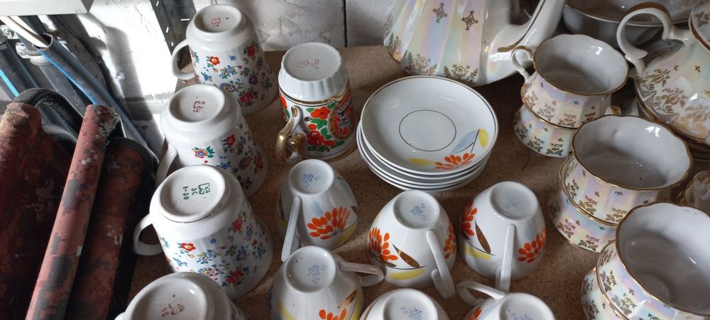 Сервізи, чашки Коростень, Довбиш, Полонне,