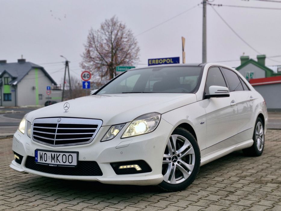 Mercedes-Benz Klasa E Mercedes-Benz W212 350CDI BlueEff Avantgarde pakiet AMG
