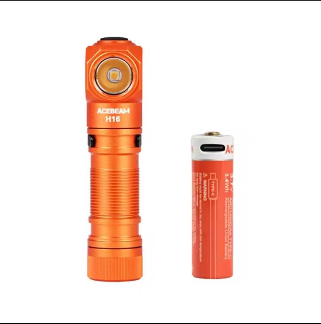 Фонарик Acebeam H16 , Acebeam E70 Titanium mini, pokelit Titanium