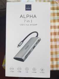 Адаптер WiWU Alpha A731HP 7 in 1 USB Type-C